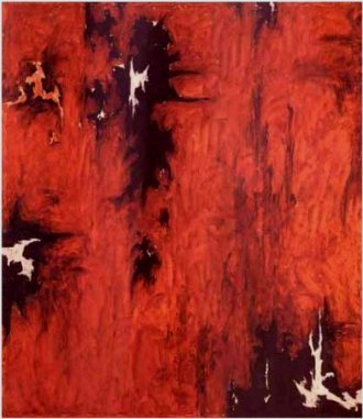 “1947-R-No. 1” by Clyfford Still