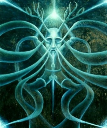 The Celtic god Cernunnos