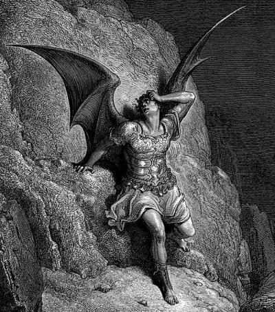 Satan, illustration for Paradise Lost