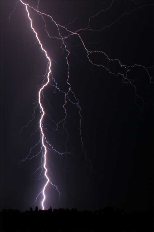 Lightning at Night No. 003