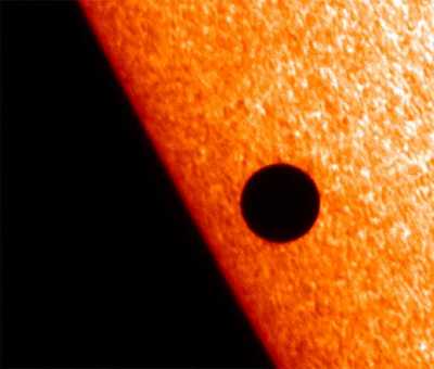 Hinode Captures Mercury Transit