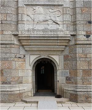 Entrance to Castle Drogo